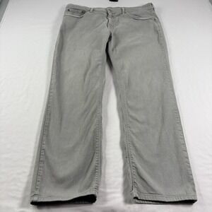 Mott & Bow Jeans Mens 38x32 Gray Slim Straight Leg Denim Huckberry